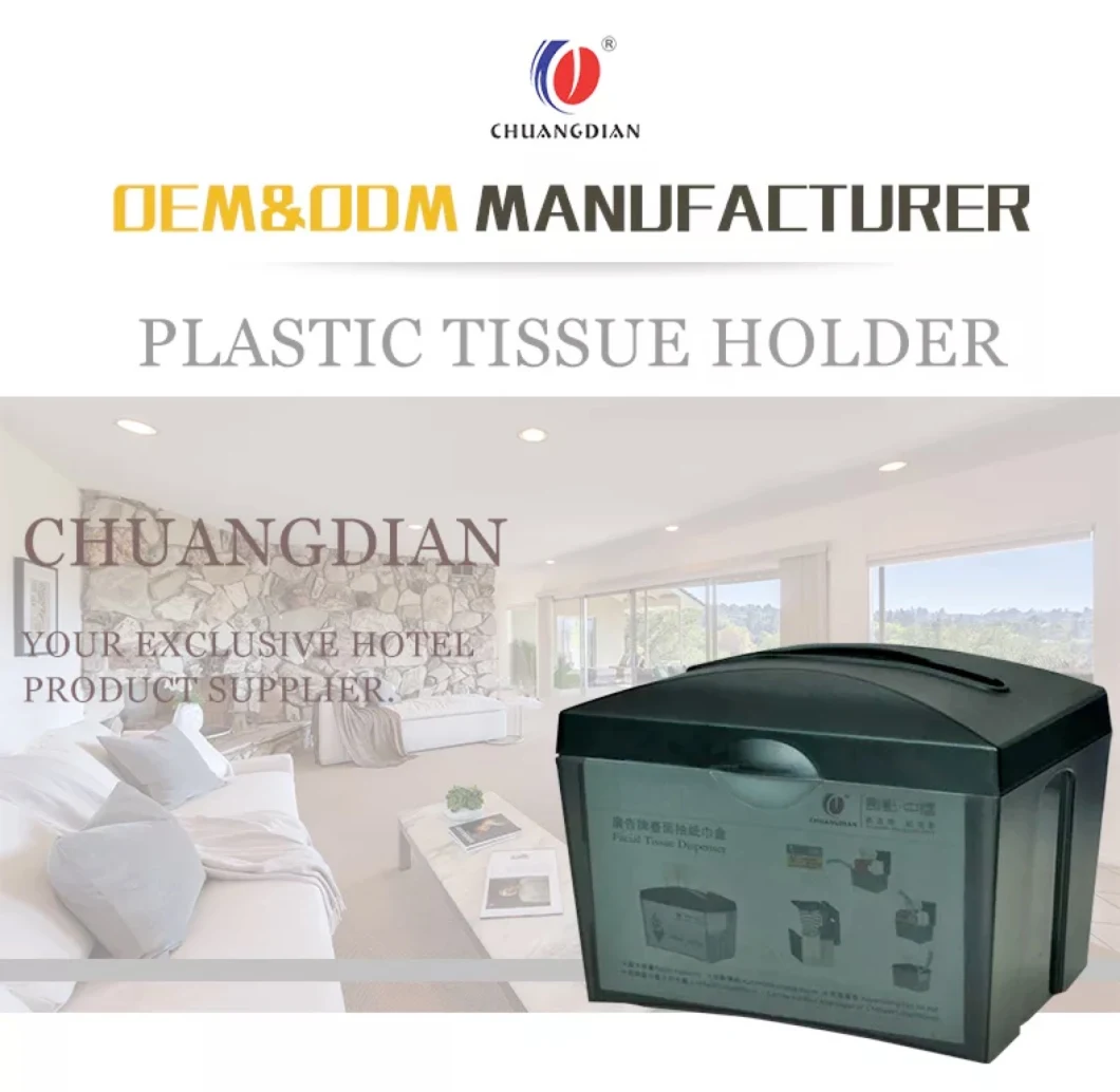 Facial Tissue and Interfold Paper Towel and Table Napkin Dispenser with Billboard Clamp