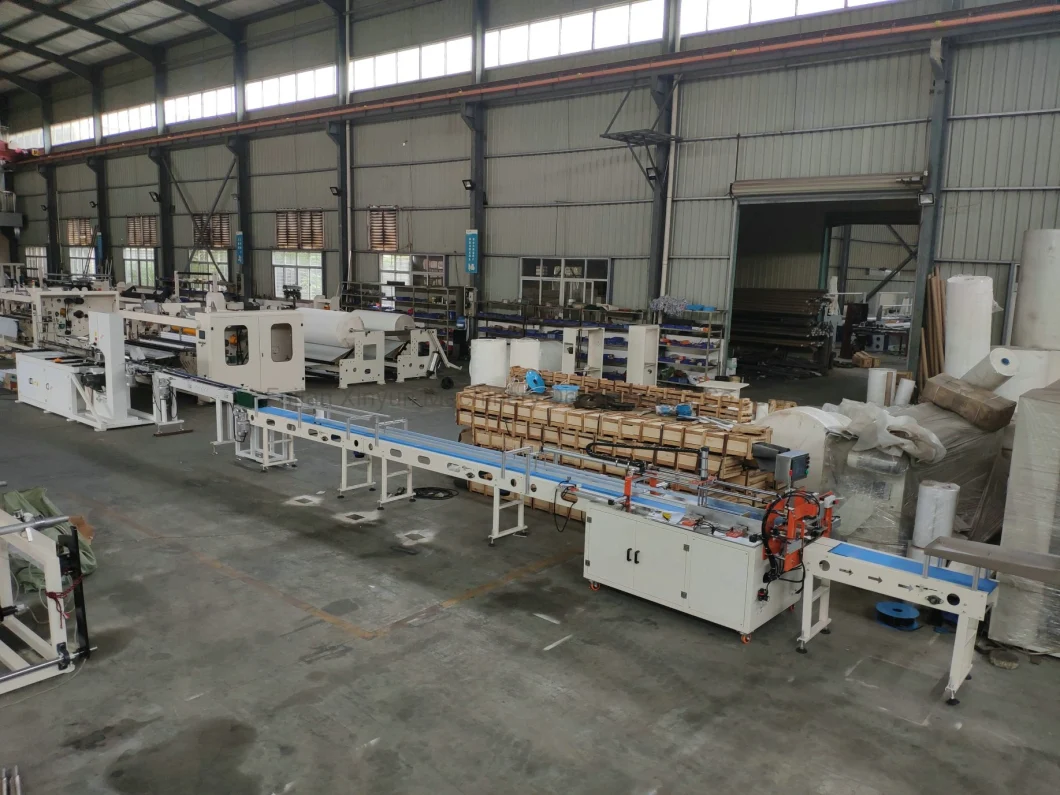 Full Line Toilet Tissue Kitchen Towel Paper Converting Machine