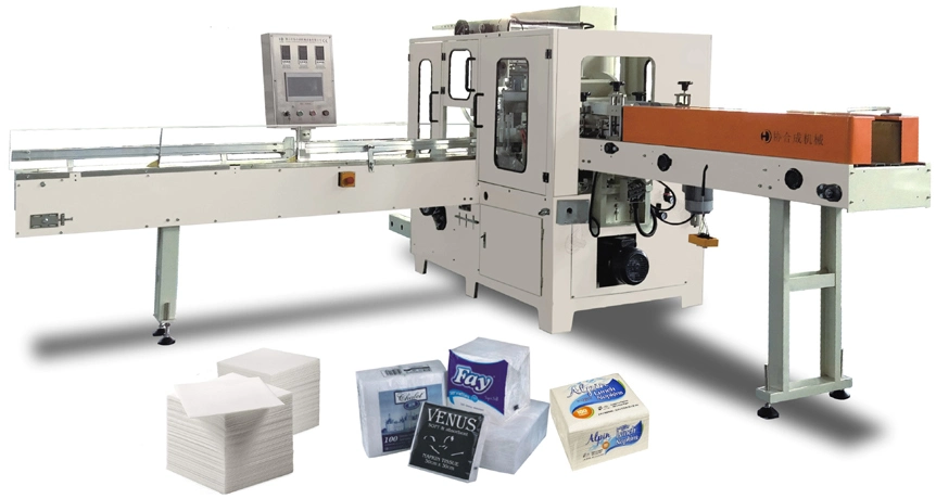 China Good Quality Automatic Serviette Napkin Tissue Paper Packing Machine RC300c